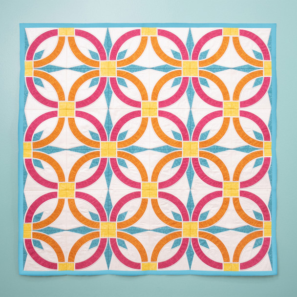 Double Wedding Ring Applique Quilt