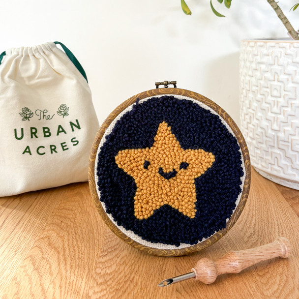 Star Punch Needle Round Kit