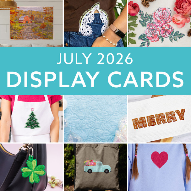 July 2026 Display Cards