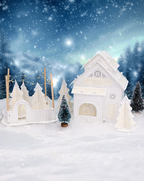 Winter Village Freestanding Tree Farm