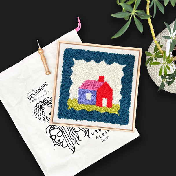Little House by Alexia Marcelle Abegg Punch Needle Frame Kit
