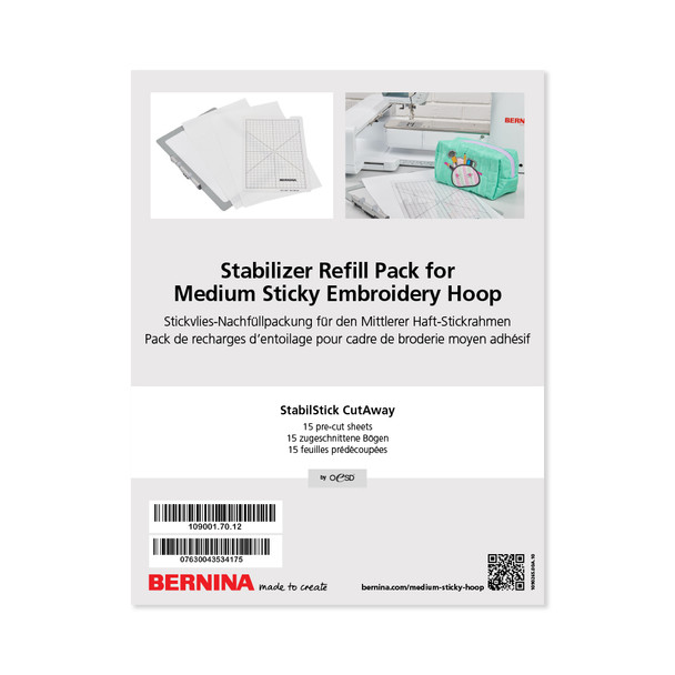 StabilStick CutAway Refill Pack for Medium Sticky Hoop 15/pack