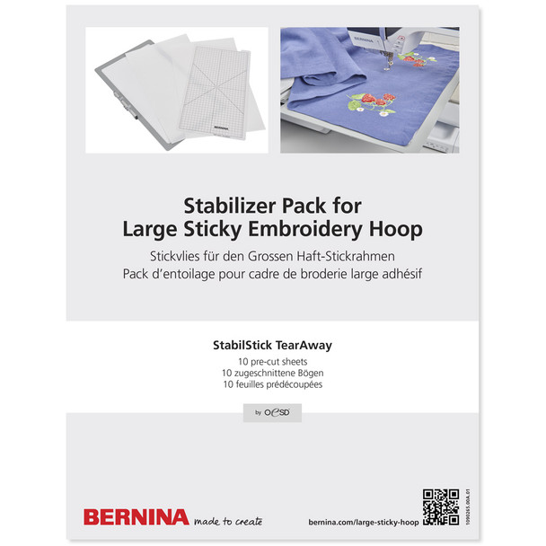 StabilStick TearAway for Large Sticky Hoop 10/pack