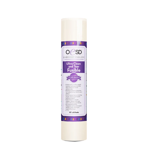 Ultra Clean and Tear Fusible 15" x 10 yards