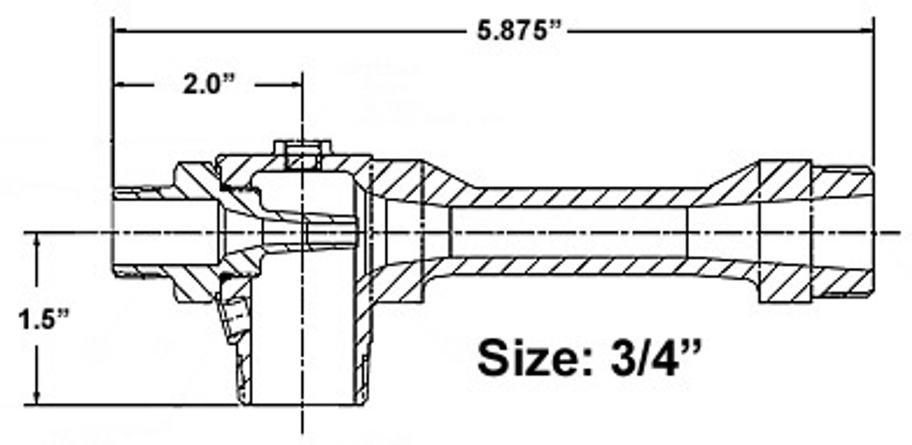 Model SG 3/4" BRZ