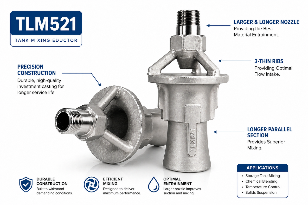 Model TLM 3/8" SS