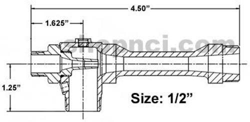 Model ML 1/2" 316SS