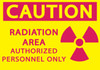 CAUTION RADIATION AREA AUTHORIZED PERSONNEL ONLY