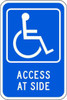 Handicap Symbol, Access at Side