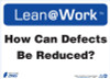 Lean At Work Sign, 10x14