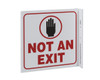 Eco Safety L Sign, 7X7