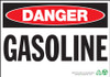 Danger Sign, Gasoline, Plastic