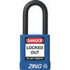 Recyclockout Safety Padlock, 1.5" Shackle, Keyed Different, Blue