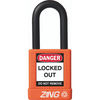 Recyclockout Safety Padlock, 1.5" Shackle, Keyed Different, Orange
