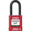 Recyclockout Safety Padlock, 1.5" Shackle, Keyed Alike, Red