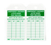Eco Safety Tag, Emergency Eyewash and Shower Inspection, 5.75Hx3W, 10 Pack