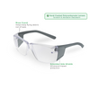 Z-Force 20-105 Eco-Friendly Lightweight Safety Glasses with Side Shields