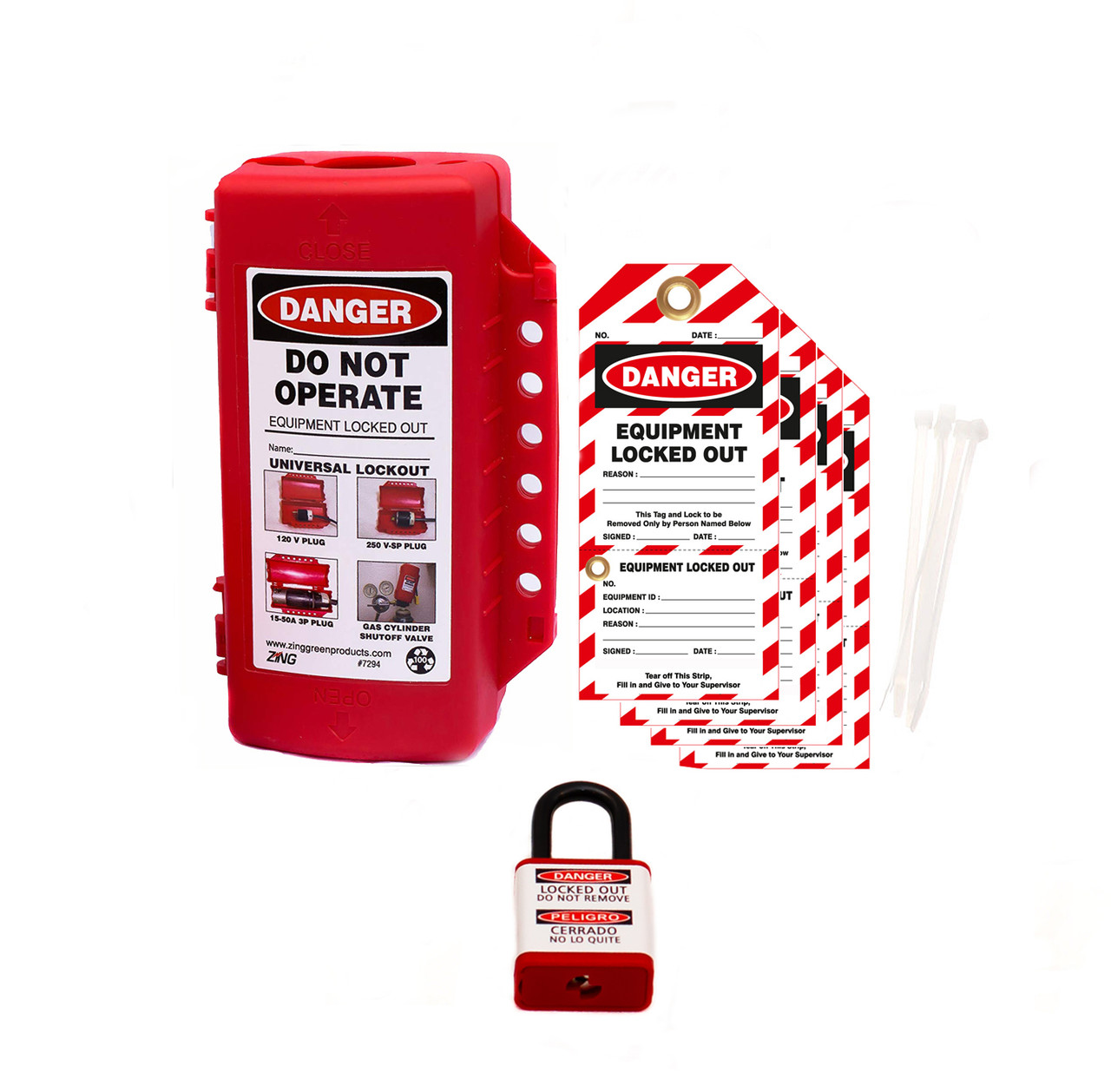 Forklift Lockout Kit Zing Safety