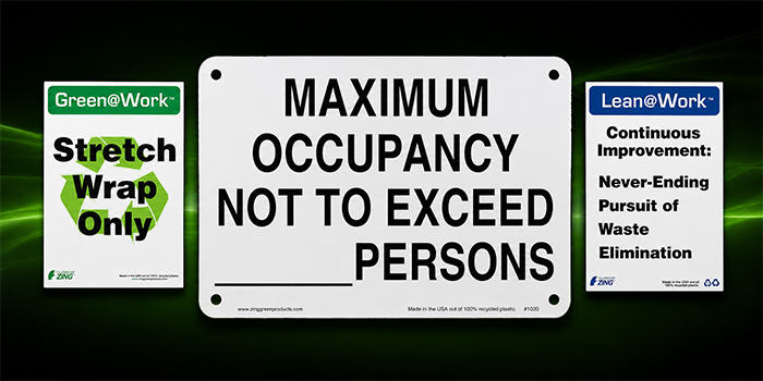 Maximum Occupancy Signs