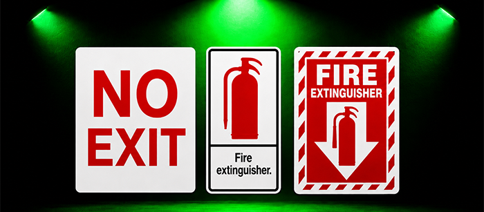 Fire & Exit Signs