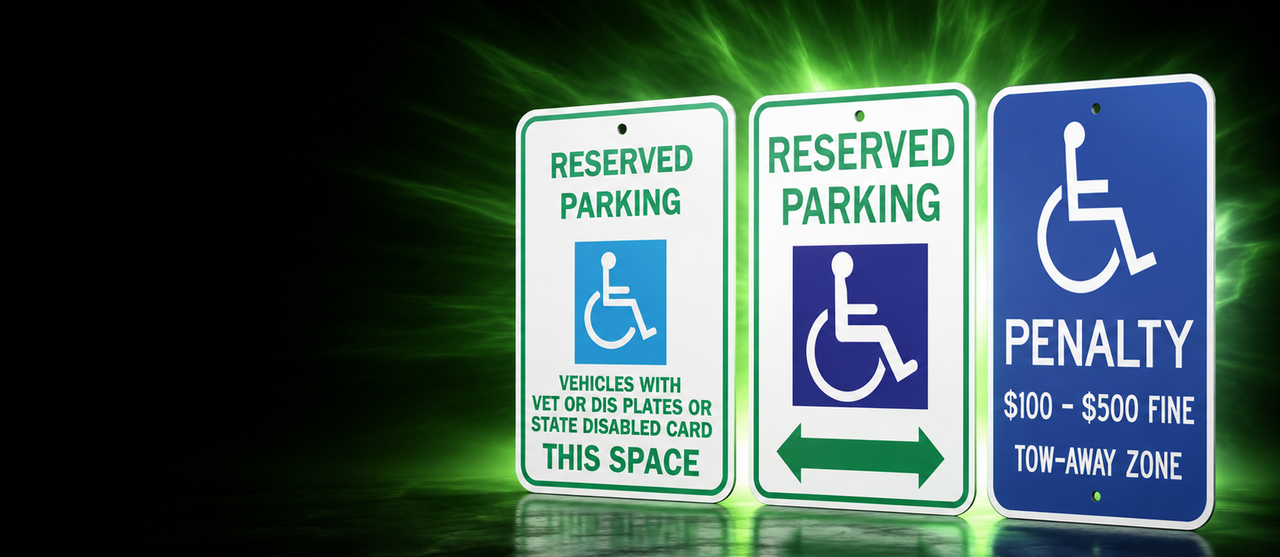 Handicapped Parking Signs