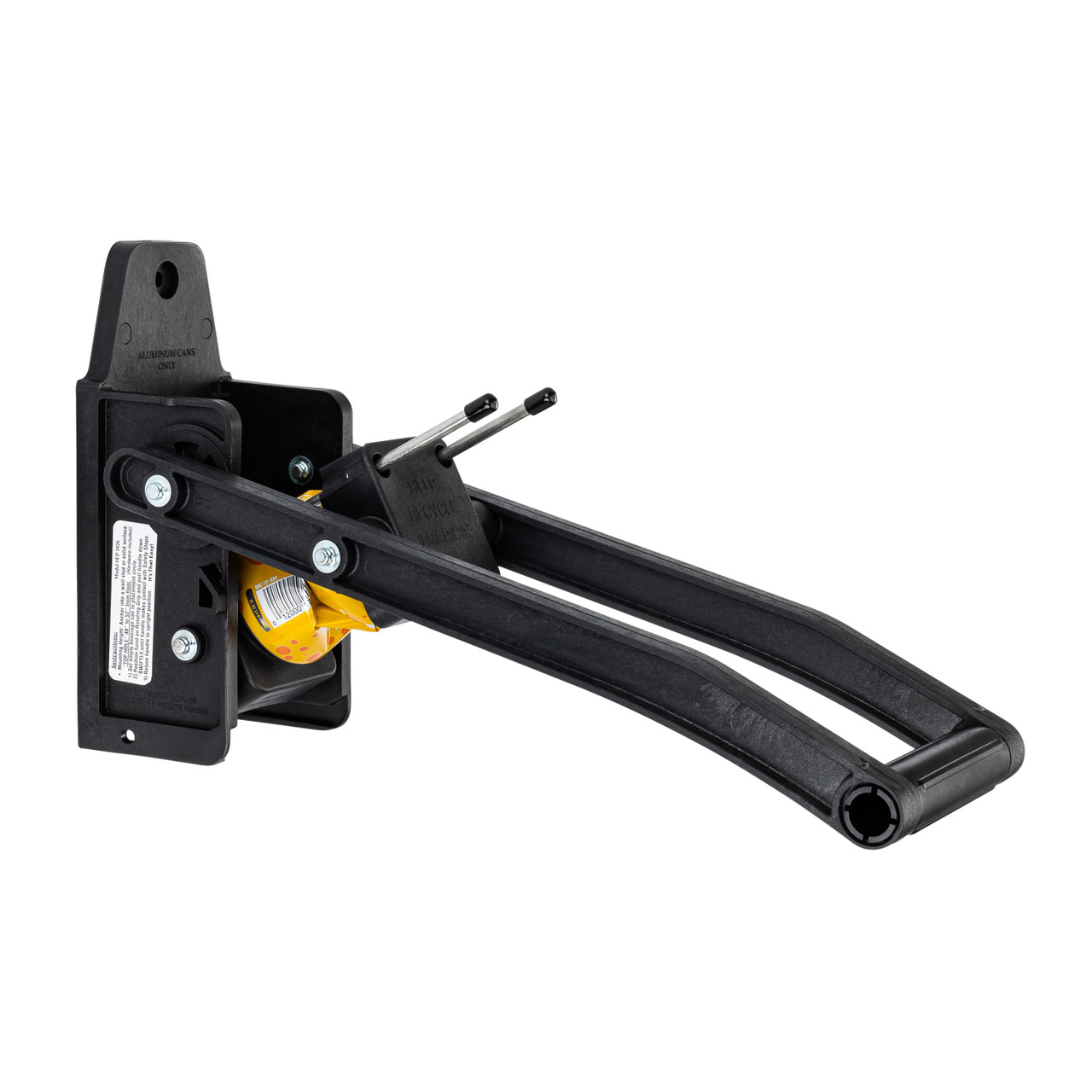 Can Crusher Kit with Collection Barrel and Sign Zing Green