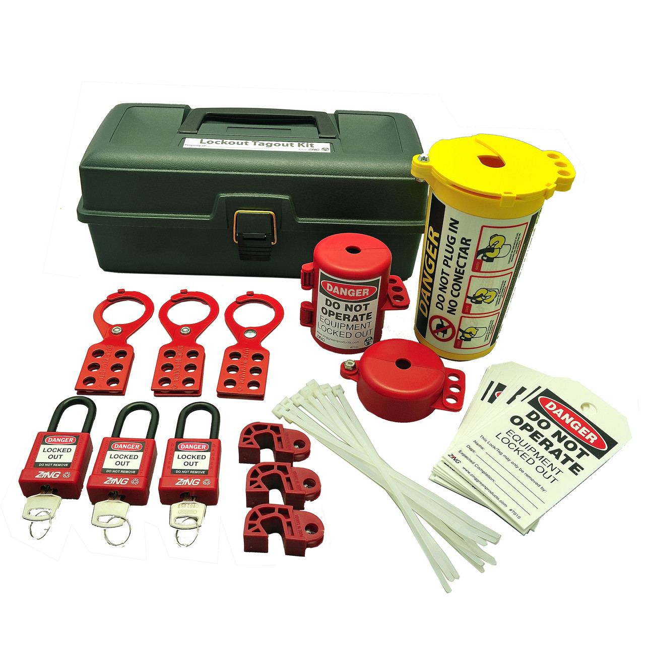 Lockout Tagout Toolbox Kit | Zing Green Products