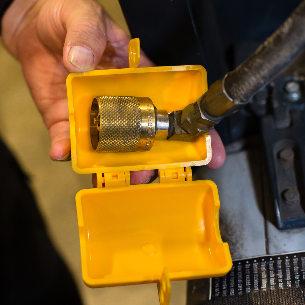 forklift lock out tag out