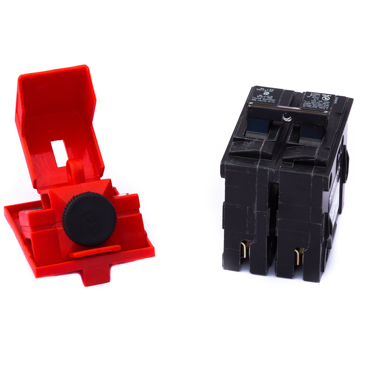 480/600V Clamp-On Breaker Lockout-cleat
