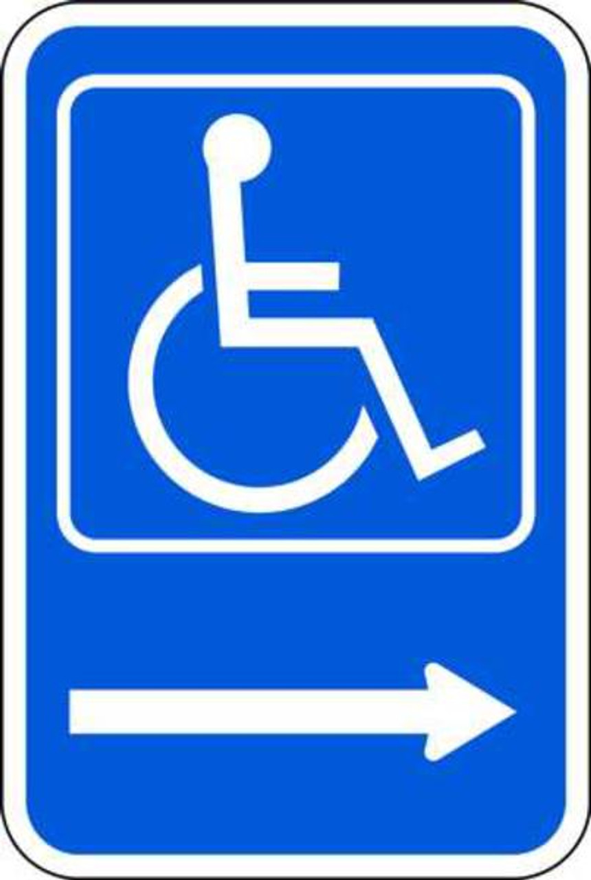Handicapped Symbol Right Arrow