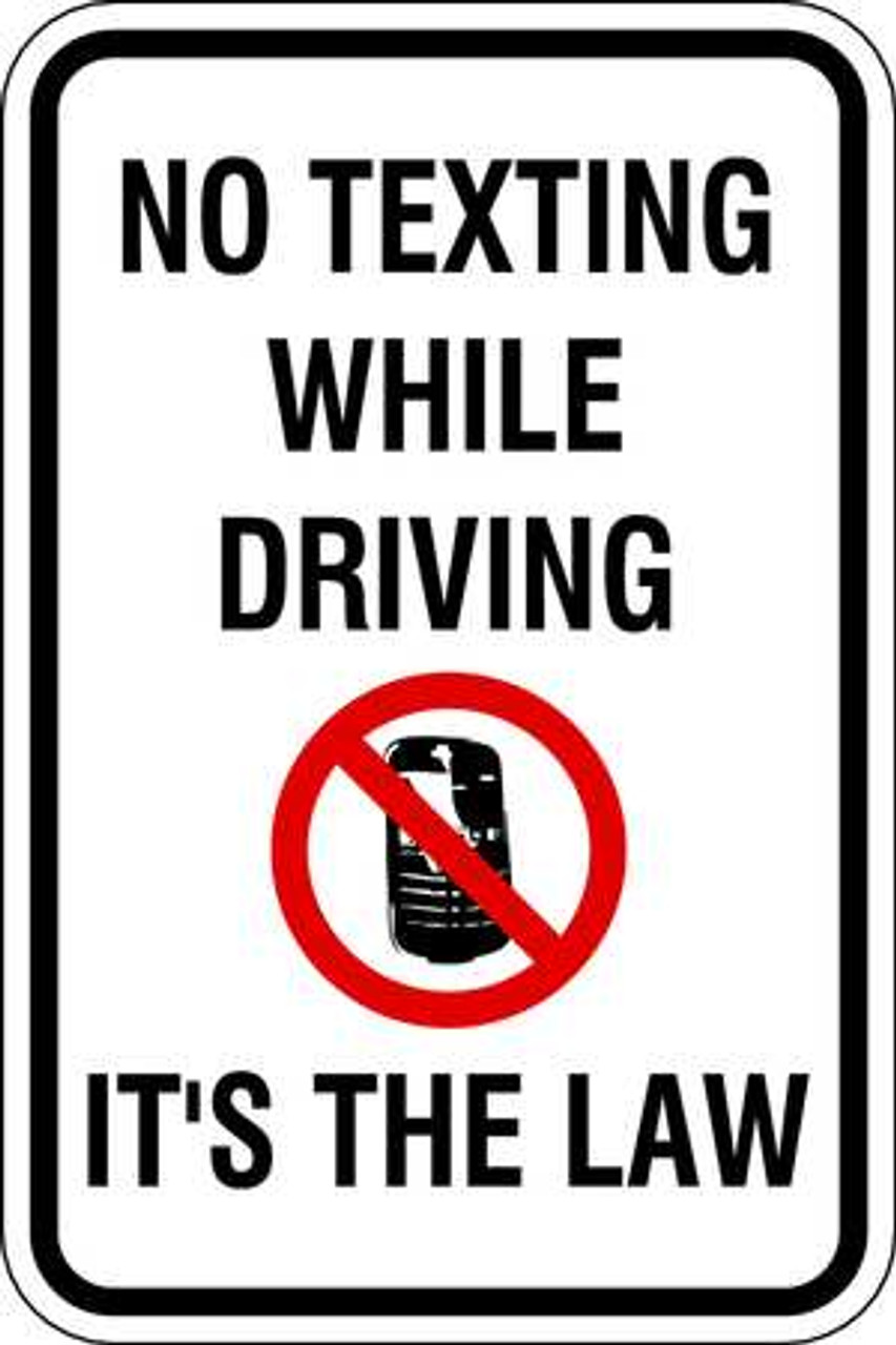 No Texting While Driving It's The Law