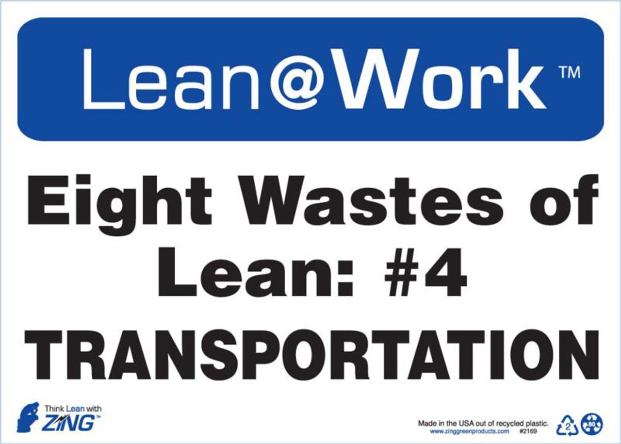 Lean At Work Sign, 10x14