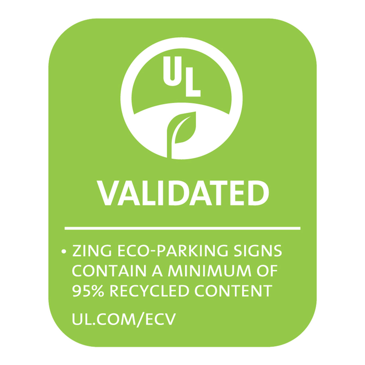 UL Validated Product for Recycled Content