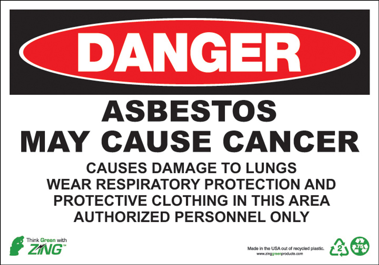 Danger Asbestos Sign