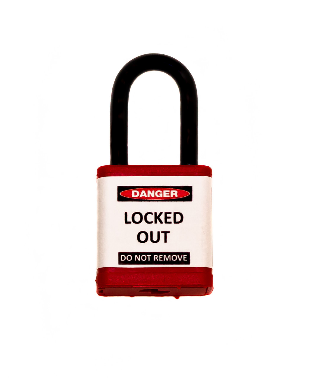 Lockout Padlock, Red, Keyed Alike, 1.5" shackle