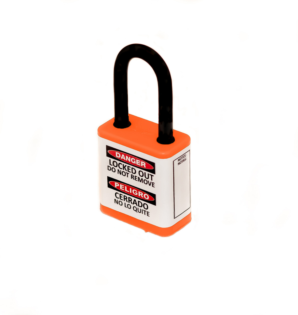 Lockout Safety Padlock, 700 Series, 1.5" Shackle, Keyed Alike, Orange