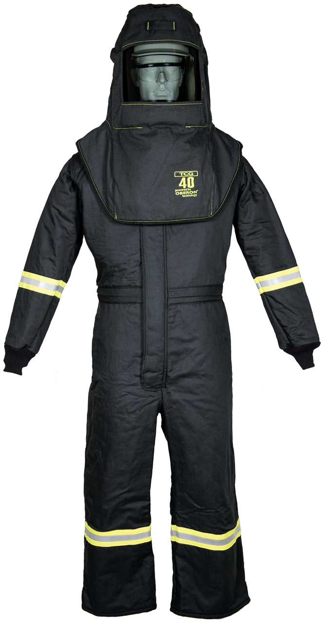 TCG40 Series Arc Flash Hood & Coverall Suit Set - Small