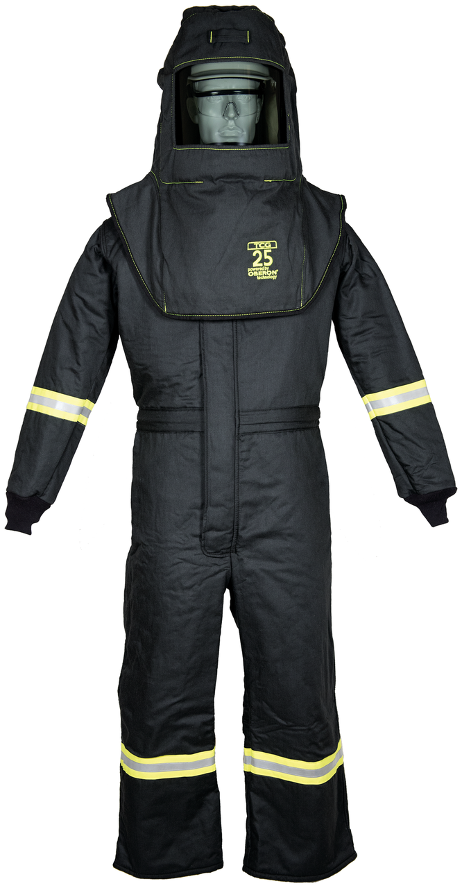 TCG25 Series Arc Flash Hood & Coverall Suit Set - Large