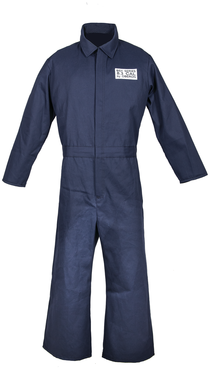 BSX Series Fire Resistant Treated Cotton 8 Calorie Arc Flash Coveralls - 2X-Large