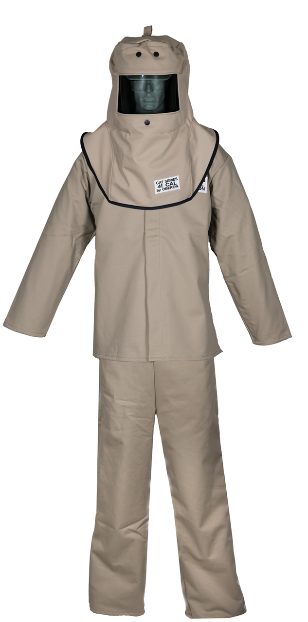 CAT4 Series Arc Flash Hood, Coat, & Bib Suit Set - 5X-Large