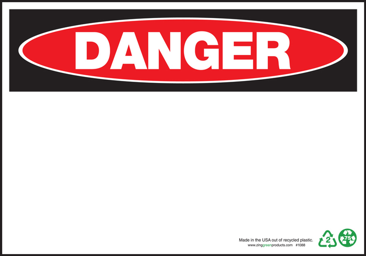 Danger Sign, Blank