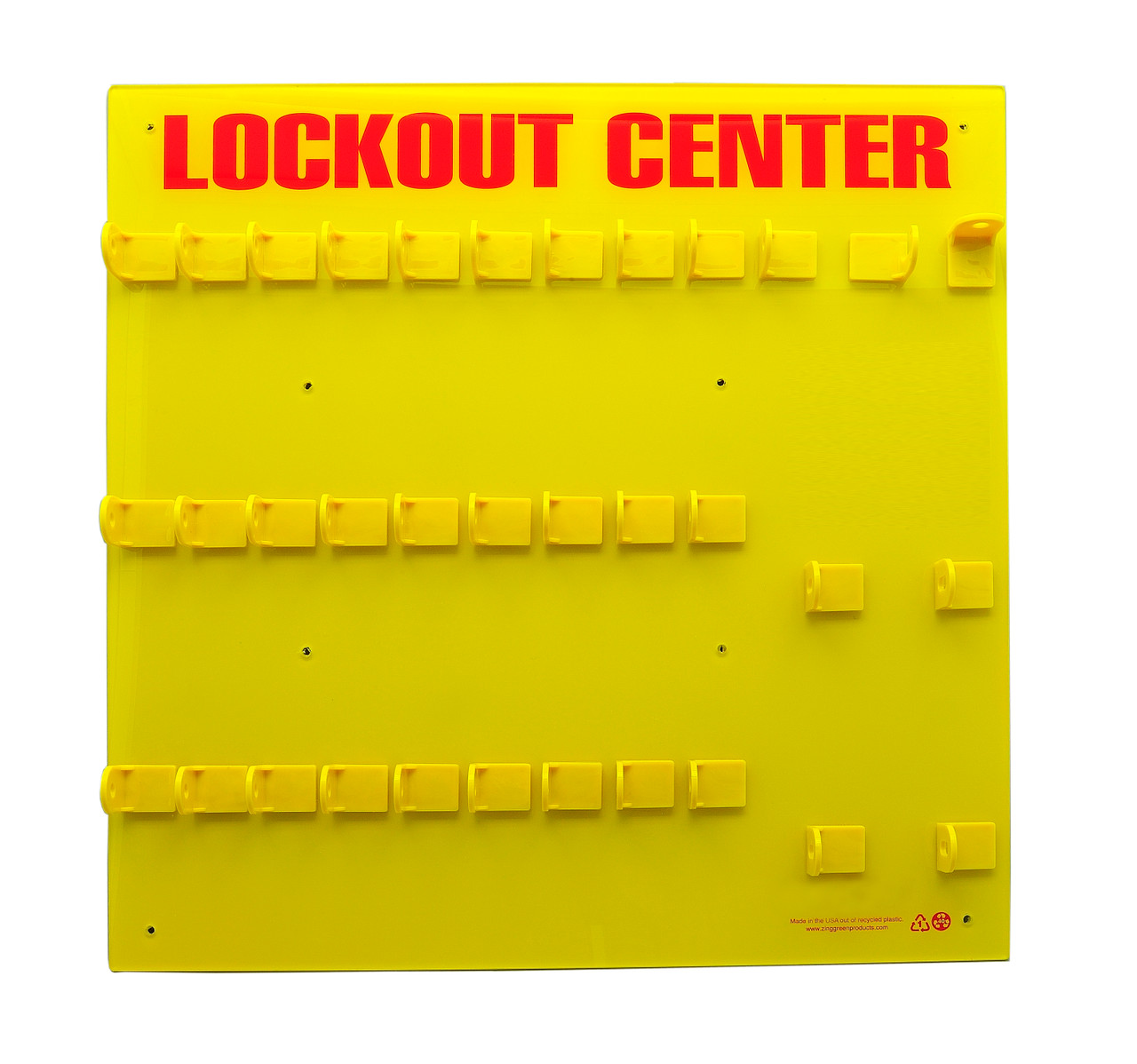 RecycLockout Lockout Station, 28 Padlock, Unstocked