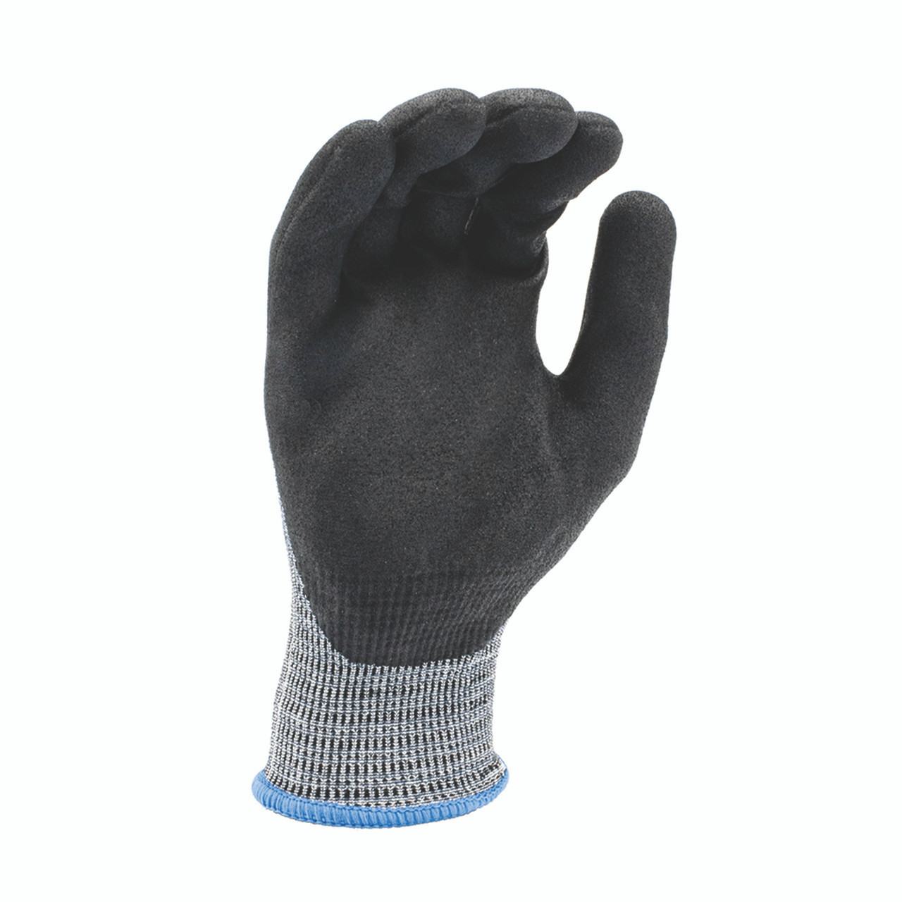 11-106 Z-Force Cut Glove, 18 Gauge ANSI A6 Dark Grey Bio-based fiber/HPPE shell, Sandy Bio-based PPU palm coated, Touchscreen