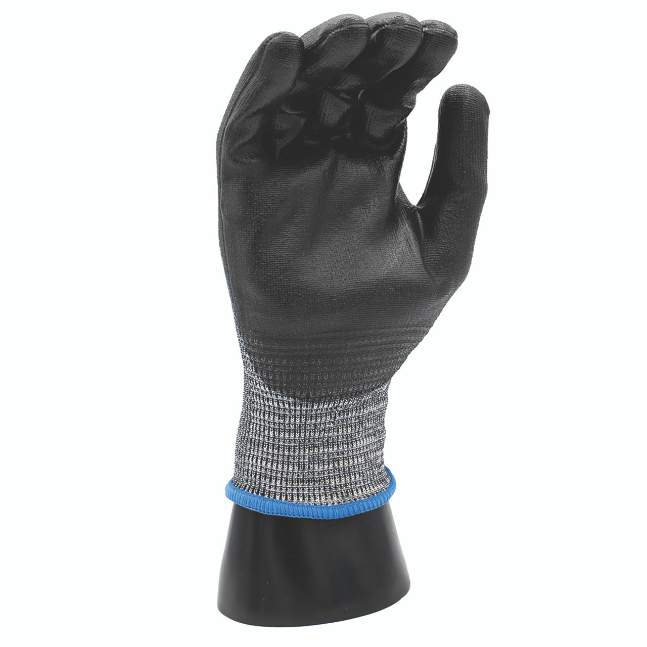 11-206 Z-Force Cut Glove, 18 Gauge ANSI A6 Dark Grey Bio-based fiber/HPPE shell, Nitrile palm coating, Touchscreen