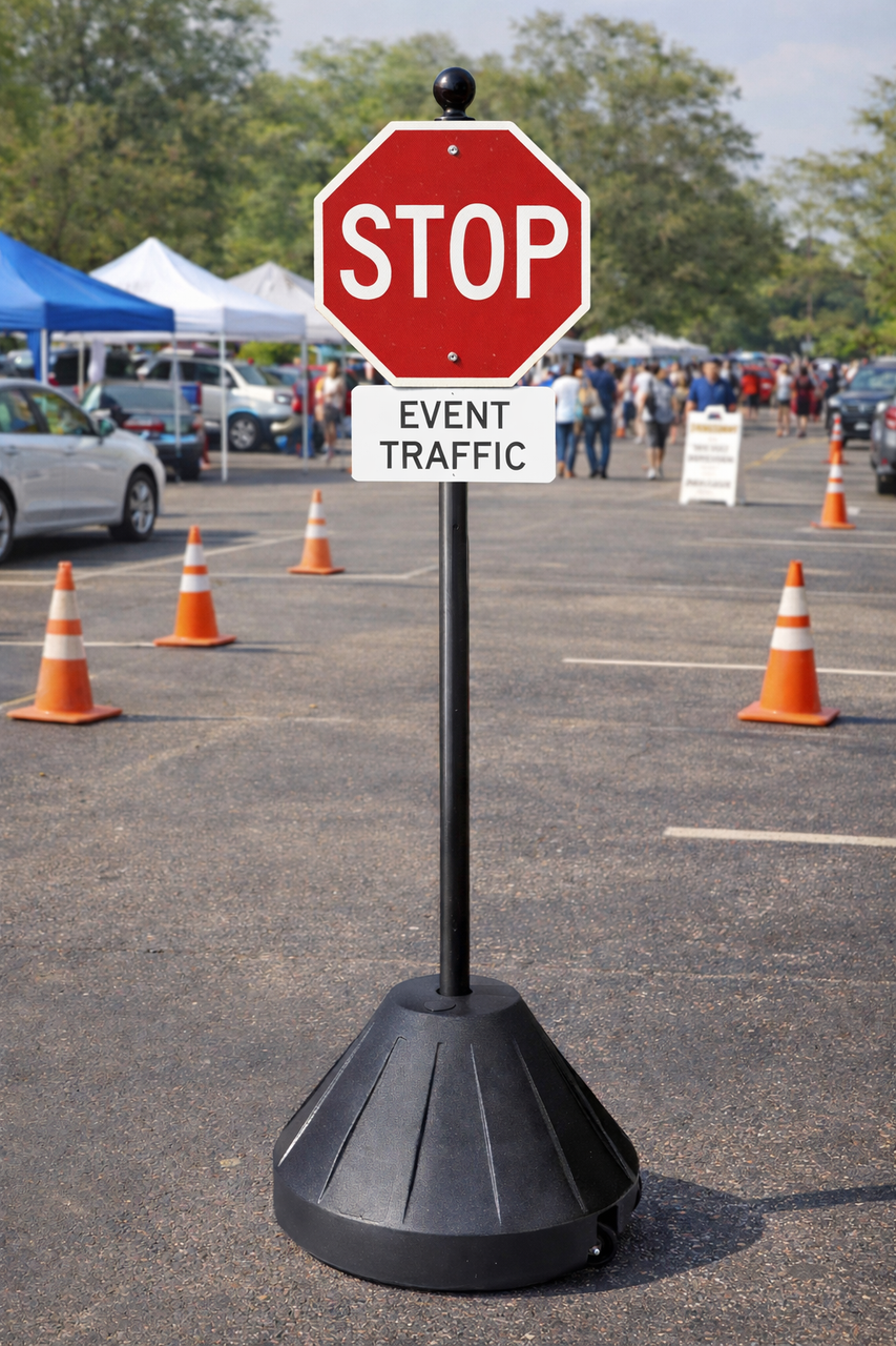sign post in use - signs not included