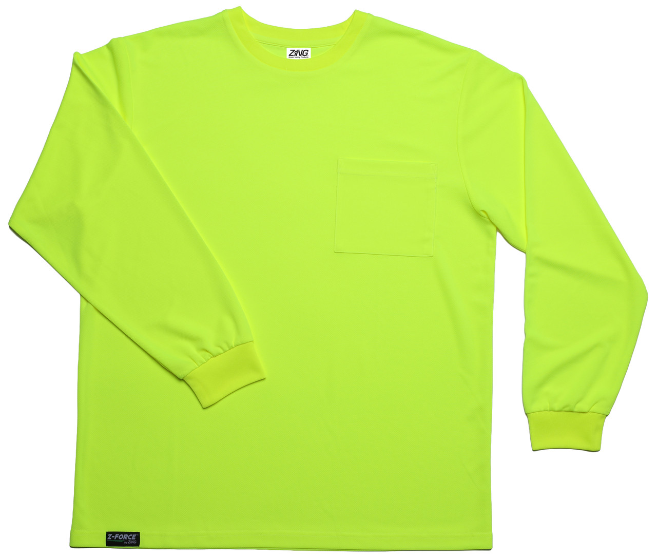 High Visibility Non-ANSI Long Sleeve Shirt | Recycled Polyester Mesh
