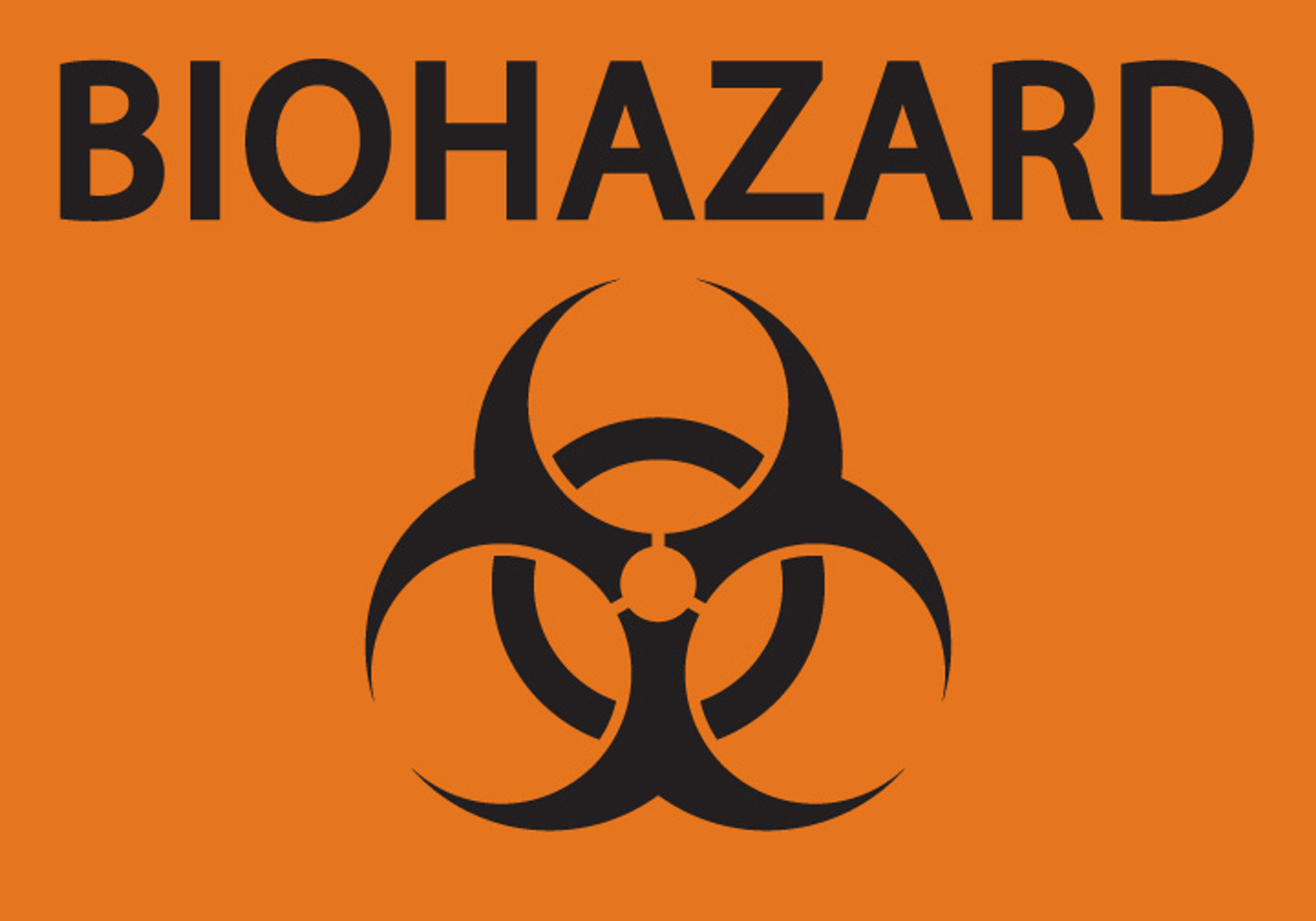 Biohazard Sign with Symbol Safety Signs Zing