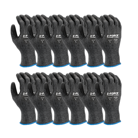 Z-Force General Purpose Glove, 13 Gauge Black Bio-based Nylon