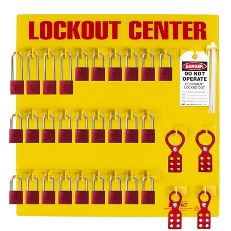 ZING RecycLockout Station, 43 Components, Aluminum Padlocks - 2729
