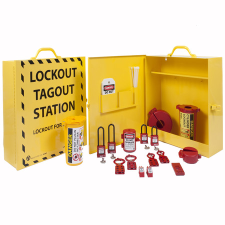 ZING RecycLockout Cabinet, 28 Components - 6062